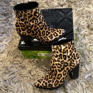 Sam Edelman Blake Leopard Brahma Booties